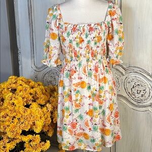 Greylin Multicolor Floral Sun Dress